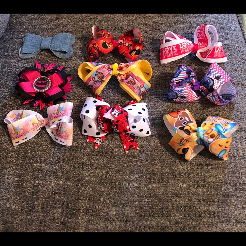 Toddler girl hair bows